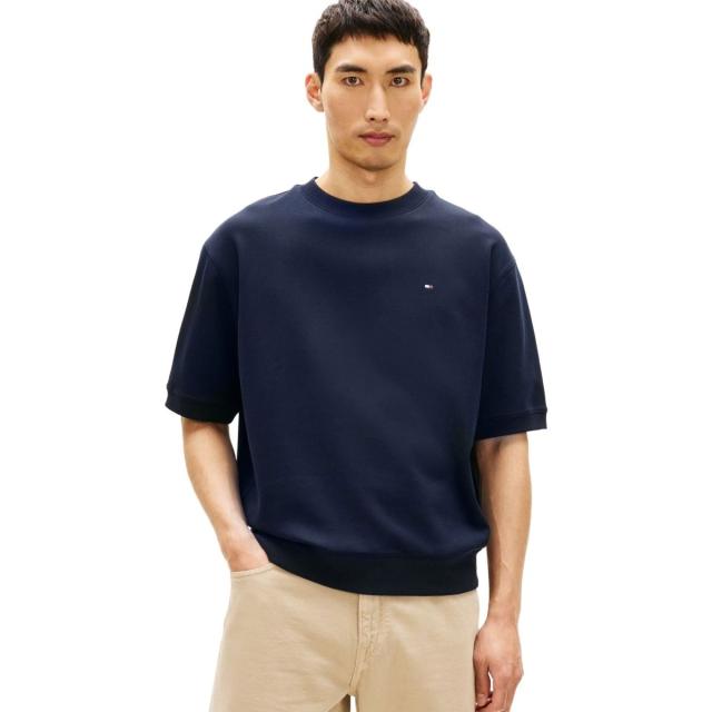 トミー ヒルフィガー（Tommy Hilfiger）/ダブルニットショートスリーブスウェットシャツ