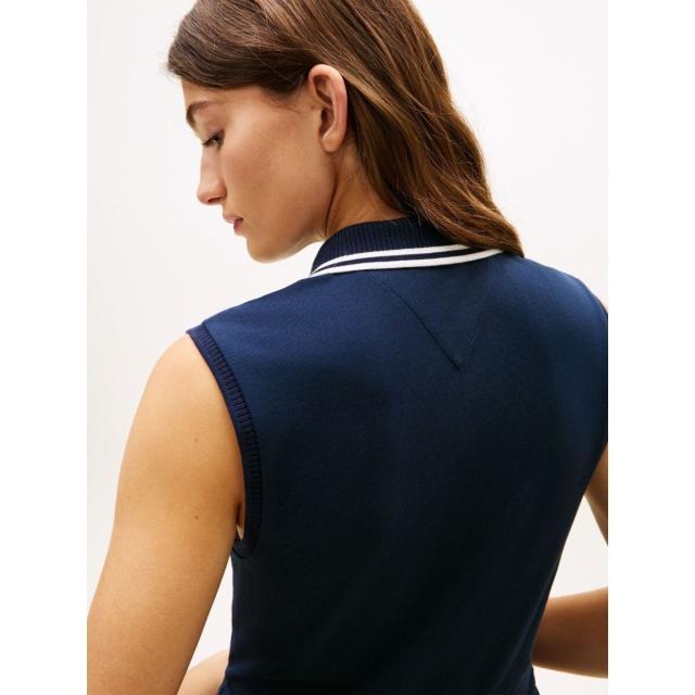 トミー ヒルフィガー（Tommy Hilfiger）/1985 ノースリーブプリーツポロワンピース_1