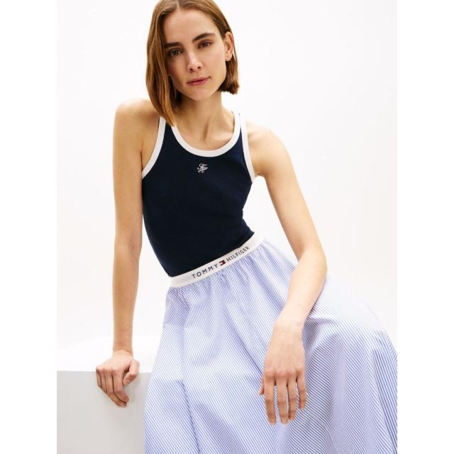トミー ヒルフィガー（Tommy Hilfiger）/コットンポプリンミディスカート_3