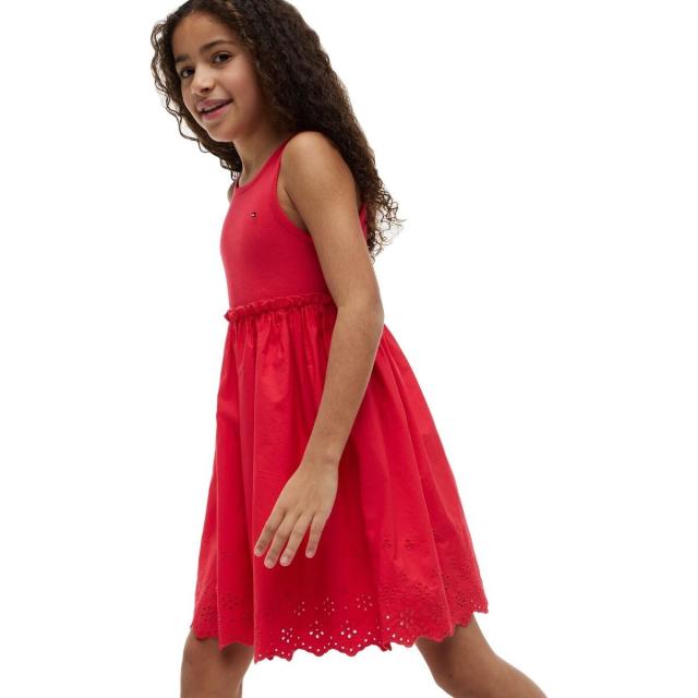 トミー ヒルフィガー（Tommy Hilfiger）/カットワークレースコンビワンピース_7