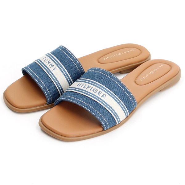 トミー ヒルフィガー（Tommy Hilfiger）/マルチスウェビングフラットサンダル