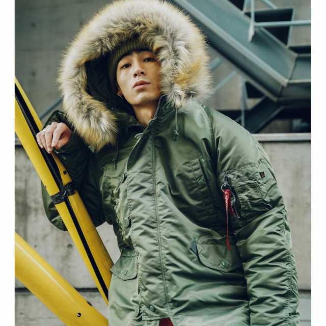 アルファ インダストリーズ（ALPHA INDUSTRIES）/N−3B ナイロンジャケット U．S．サイズ