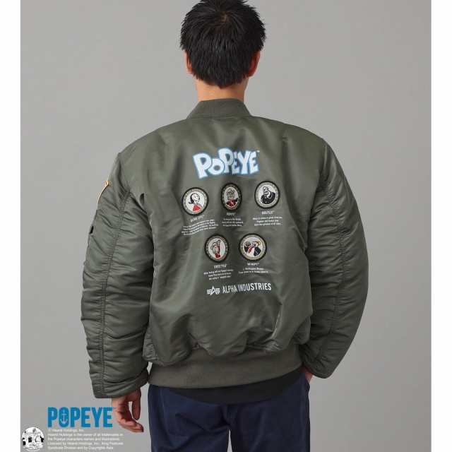 アルファ インダストリーズ（ALPHA INDUSTRIES）/POPEYE(TM)xALPHA L