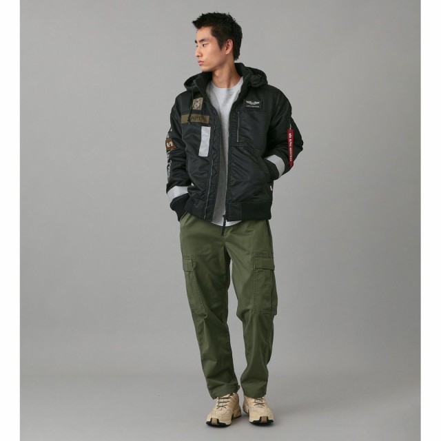 アルファ インダストリーズ（ALPHA INDUSTRIES） パッチドフーデッド