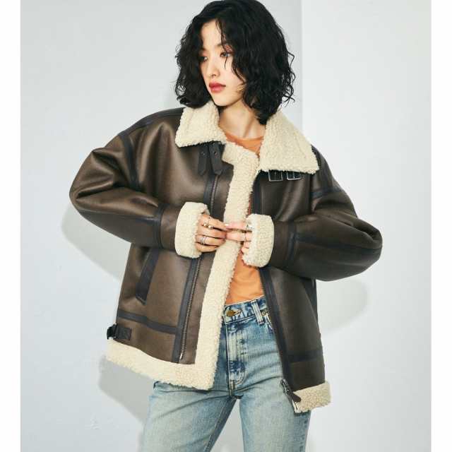 【NEW】アルファ インダストリーズ（ALPHA INDUSTRIES）/レディース B−3 フェイクレザージャケット