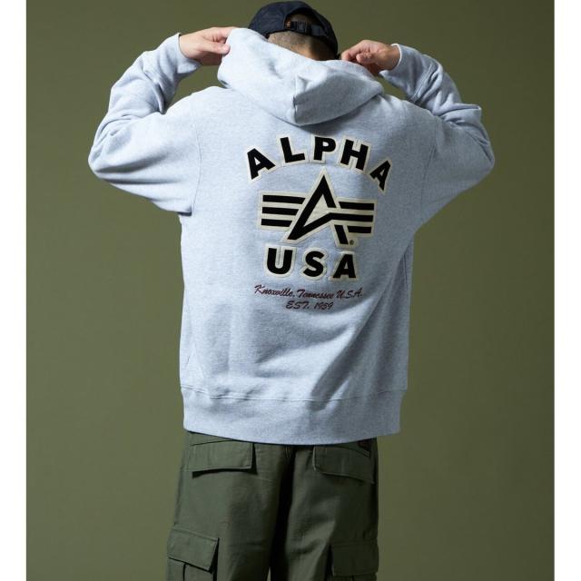 アルファ インダストリーズ（ALPHA INDUSTRIES）/プリントBACK FLY−Aスウェットパーカー 8,415円