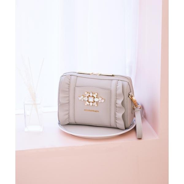 サマンサベガ（Samantha Vega ）/ビジューフリルショルダーバッグ