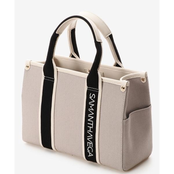 SAMANTHAVEGA サマンサベガ キャンバスロゴテープ サマンサベガ SAMANTHAVEGA ロゴテープキャンバスA4トートバッグ