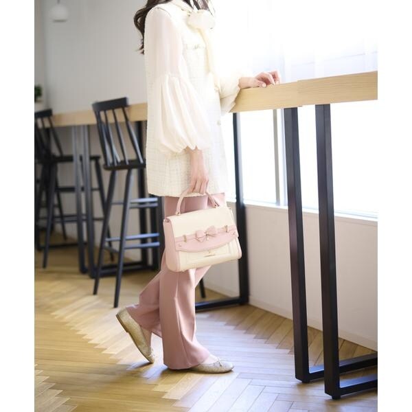 サマンサベガ（Samantha Vega ）/キルティングアクセントリボンショルダーバッグ