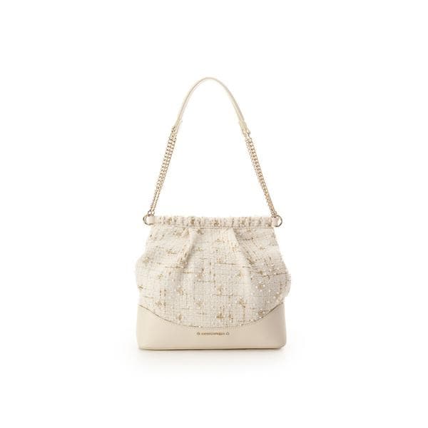 サマンサベガ（Samantha Vega ）/ツイードチェーンハンドバッグ