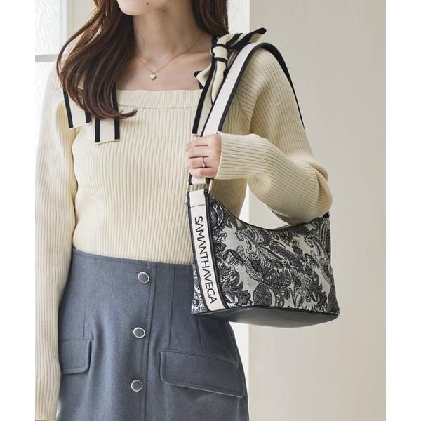 サマンサベガ（Samantha Vega ）/ロゴテープジャガード調ワンショルダーバッグ