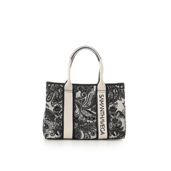 サマンサベガ（Samantha Vega ）/ロゴテープジャガード調トートバッグ（小）