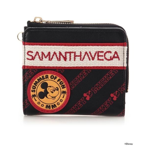 サマンサベガ] 二つ折り財布 「ミッキーマウス＆フレンズ」折財布
