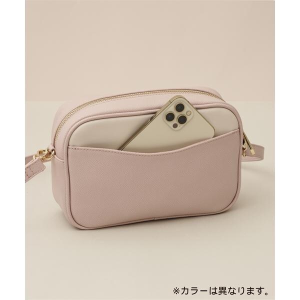 美品✨️Samantha Vega バイカラー　アクセントリボンショルダーバック バイカラーアクセントリボンショルダーバッグ（ショルダーバッグ