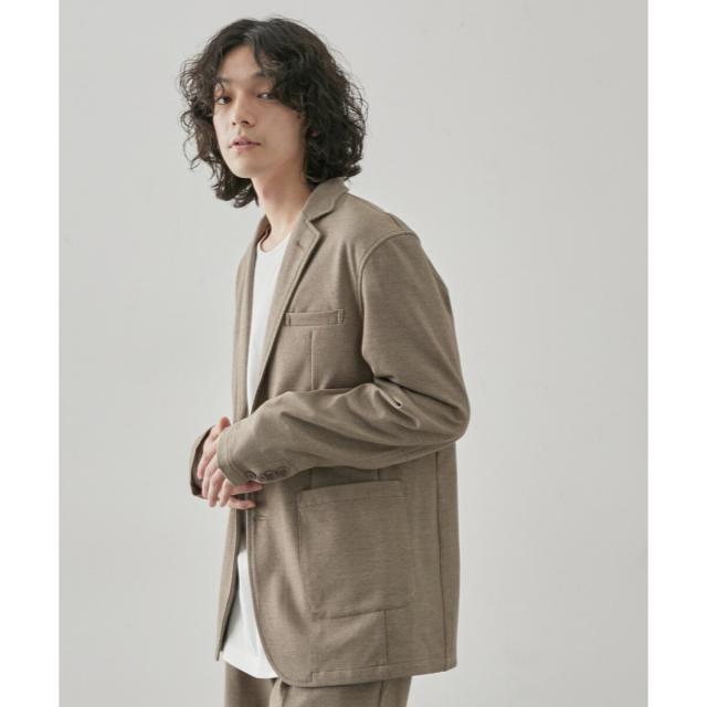 ジュンレッド（JUNRED）/先染めニットツイル2Bジャケット