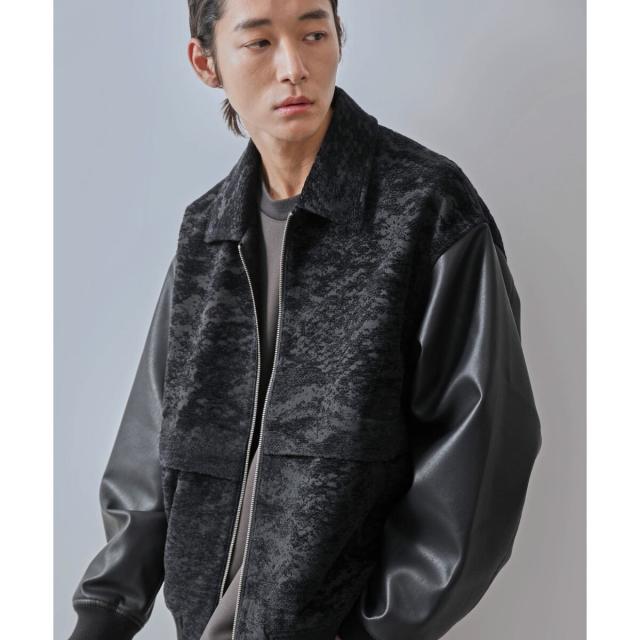 ジュンレッド（JUNRED）/ジャガードコンビブルゾン