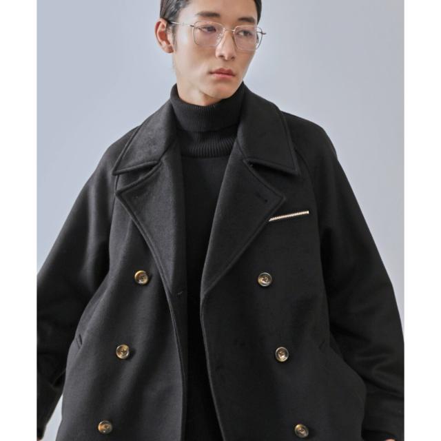 ジュンレッド（JUNRED）/ダブルブレストウールショートコート