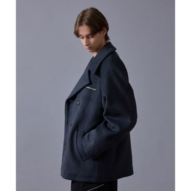 ジュンレッド（JUNRED）/ダブルブレストウールショートコートの通販は