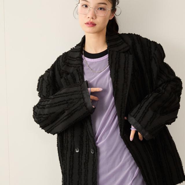 ジュンレッド（JUNRED）/【セットアップ対応】テクスチャーファブリックマルチWAYジャケットの通販は 10,868円