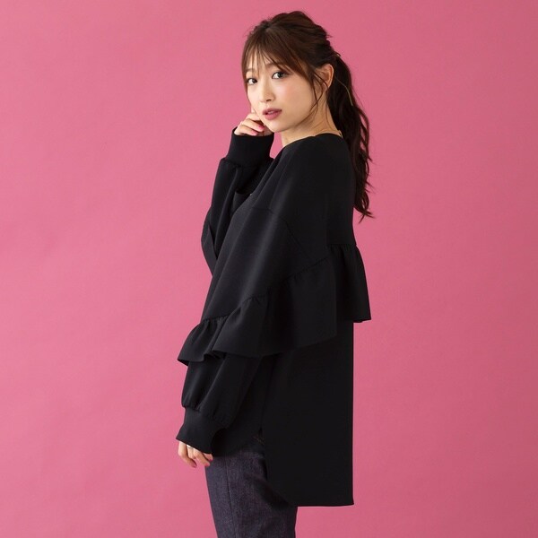 ローズティアラ（Rose Tiara）/フリルオーバーサイズプルオーバー