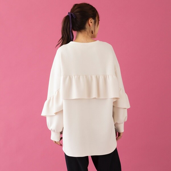 ローズティアラ（Rose Tiara）/フリルオーバーサイズプルオーバー