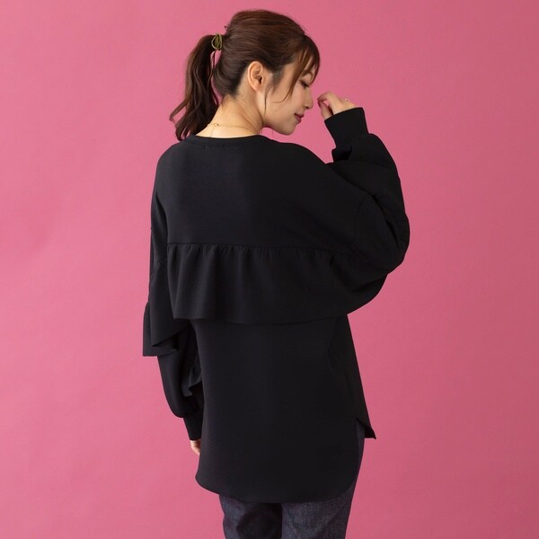 ローズティアラ（Rose Tiara）/フリルオーバーサイズプルオーバー