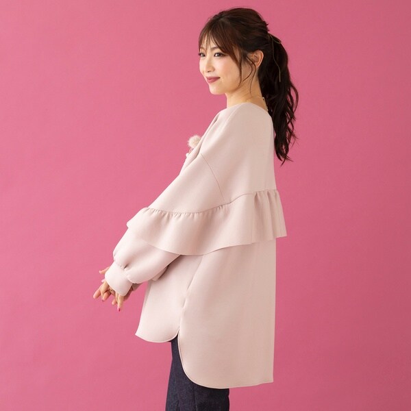 ローズティアラ（Rose Tiara）/フリルオーバーサイズプルオーバー