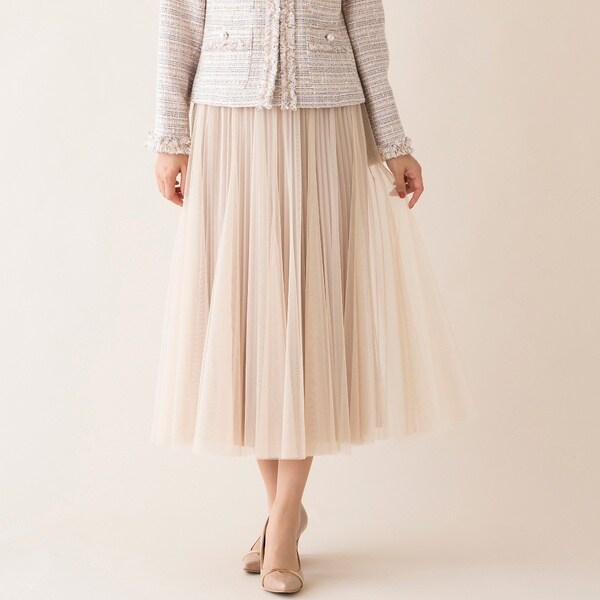 ローズティアラ（Rose Tiara）/チュール×プリーツスカート