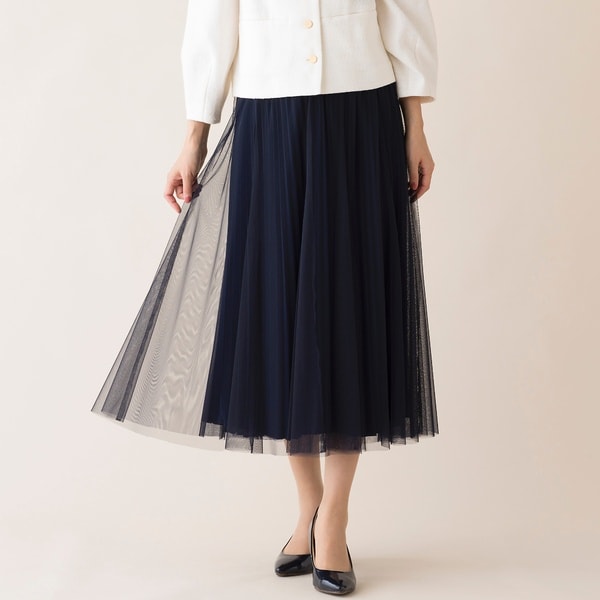 ローズティアラ（Rose Tiara）/チュール×プリーツスカートの通販はau