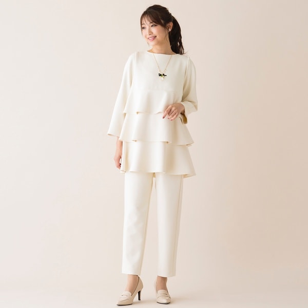 ローズティアラ（Rose Tiara）/【セットアップ可】ダンボールニットスティックパンツ