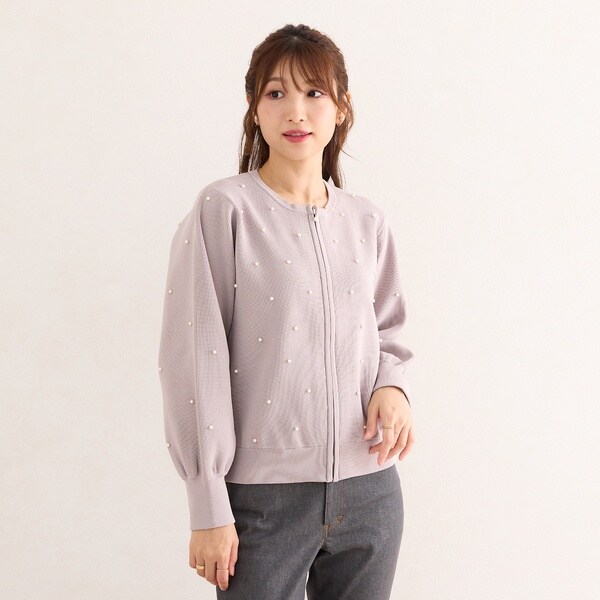 ローズティアラ（Rose Tiara）/パール調スタッズニットカーディガンの通販は 11,000円