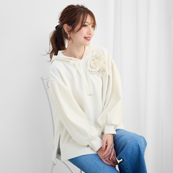 ローズティアラ（Rose Tiara）/オーバーサイズパーカー