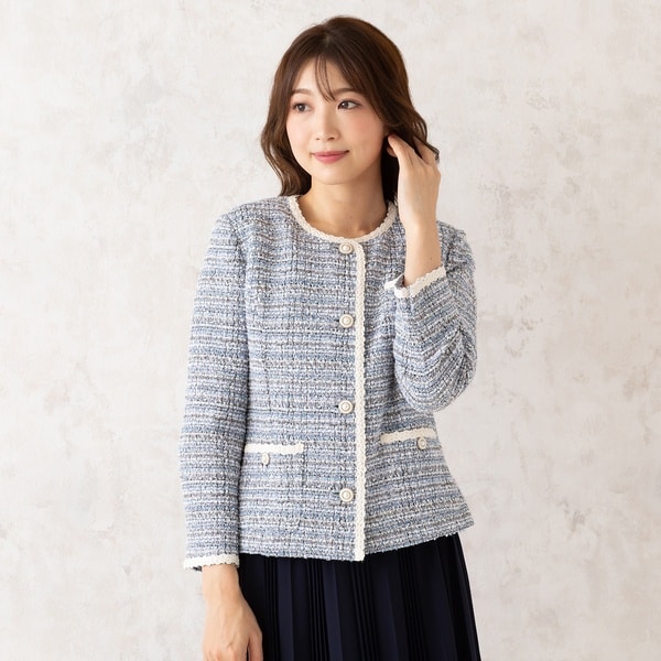 ローズティアラ（Rose Tiara）/ファンシーツイード調ジャケット