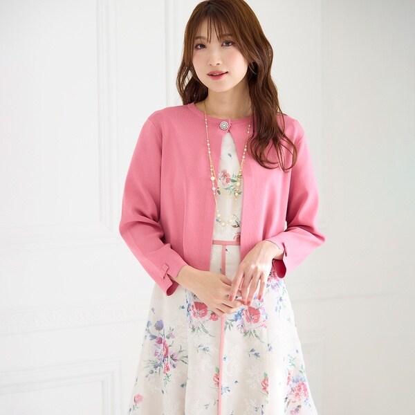 ローズティアラ（Rose Tiara）/ビジューボタンニットカーディガンの通販は 13,838円