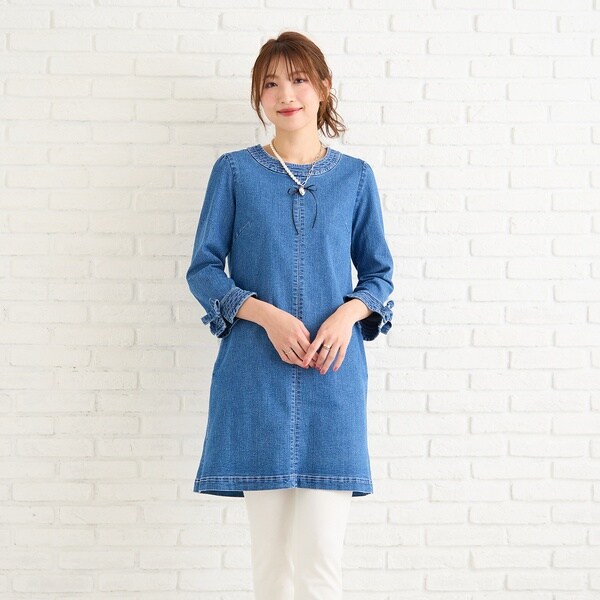 ローズティアラ（Rose Tiara）/デニムチュニックの通販は