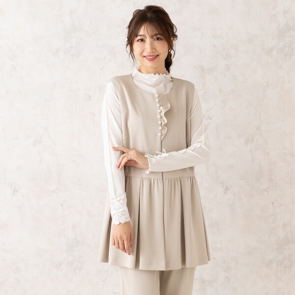 ローズティアラ（Rose Tiara）/【セットアップ対応】エステルダブルクロスジレの通販は