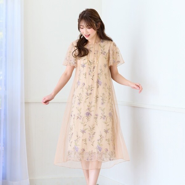 ローズティアラ ノースリーブワンピース 限定値下げ】ローズティアラ