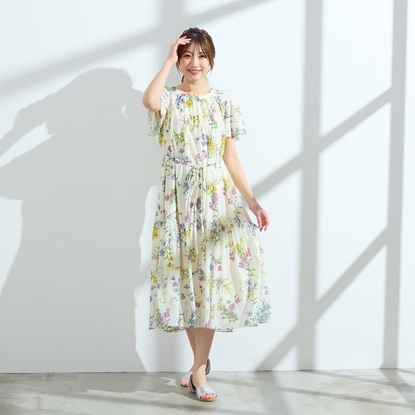 Tiara ワンピース ドットグログランワンピース(505942146)｜阪急百貨店