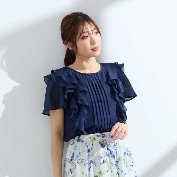 ローズティアラ チェリーメデイジーブラウス チュニック 46 新品