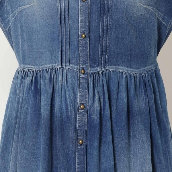 ローズティアラ（Rose Tiara）/【手洗いOK】デニムワンピース