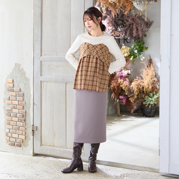 ローズティアラ（Rose Tiara）/【UVカット】セミタイトスカート