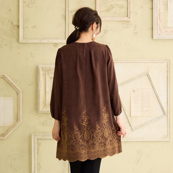 ローズティアラ（Rose Tiara）/スエードライクチュニックの通販はau