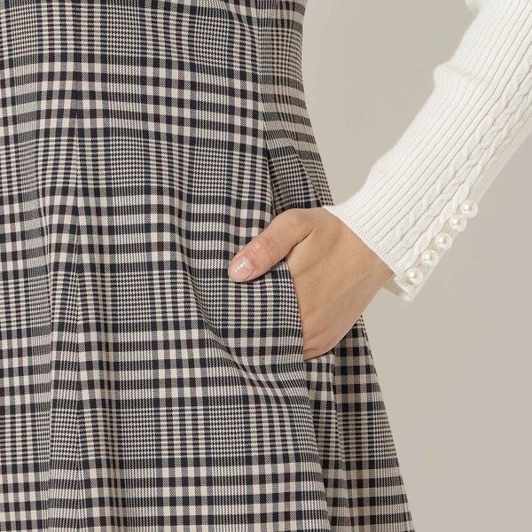 ローズティアラ（Rose Tiara）/MIXチェックジャンパースカート