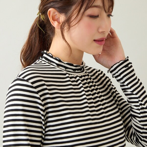 ローズティアラ（Rose Tiara）/【大人気アイテム】【吸湿発熱】ラグウォームカットソー