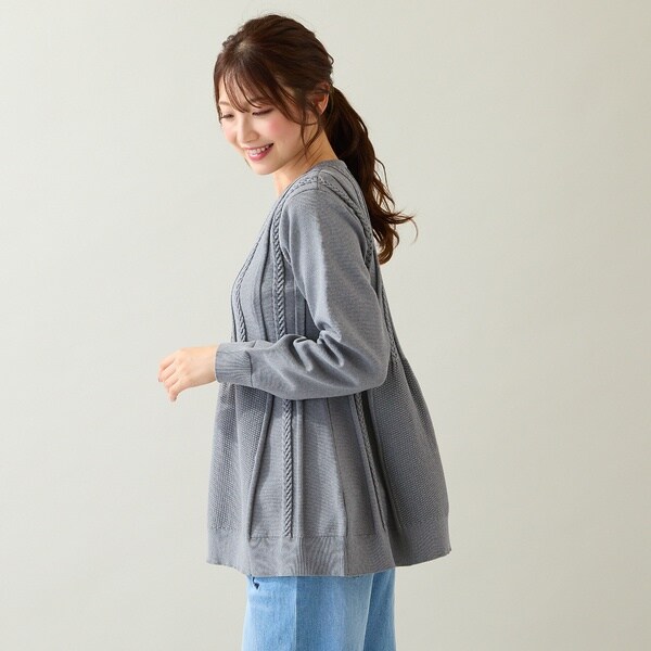 【新品】ローズティアラ ペプラムニットプルオーバー 大きいサイズ セーター Rose Tiara｜ペプラムニットプルオーバー | Rakuten Fashion(楽天