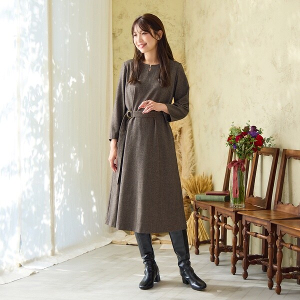 ベルギーからお取寄せ ドイツブランド 爽やかフローラルお上品ワンピース 