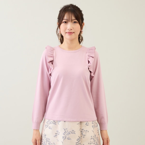 ローズティアラ（Rose Tiara）/フリルニットプルオーバー