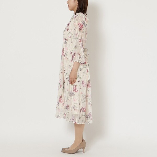 ローズティアラ（Rose Tiara）/ラメストライプフラワープリント