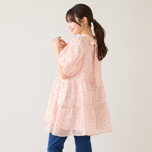 ローズティアラ（Rose Tiara）/バックリボンハートフロッキーチュニック_2
