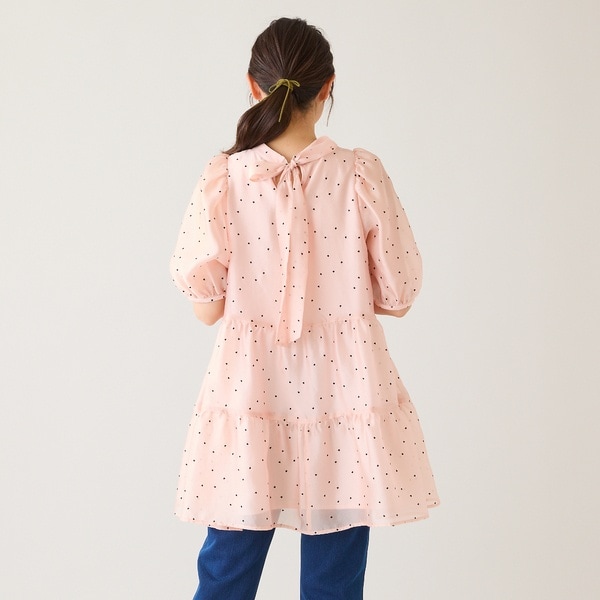 ローズティアラ（Rose Tiara）/バックリボンハートフロッキーチュニック_11